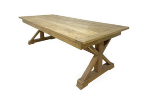 Light Wood Farm Table Rentals Edmonton Alberta