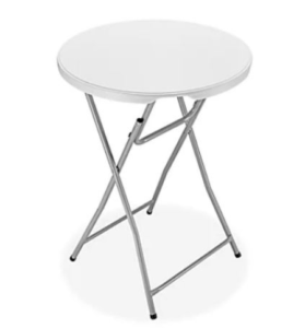 Plastic Cocktail Table Rentals Edmonton Alberta