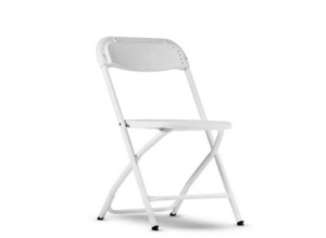 White Heavy Duty Chair Rentals Edmonton