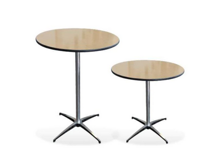 Wood Cocktail Table Rentals Edmonton