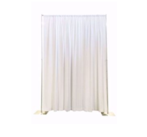 White Pipe And Drape Back Drop Panel