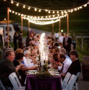 Wine Barrel lighting Package Rentals Edmonton Alberta